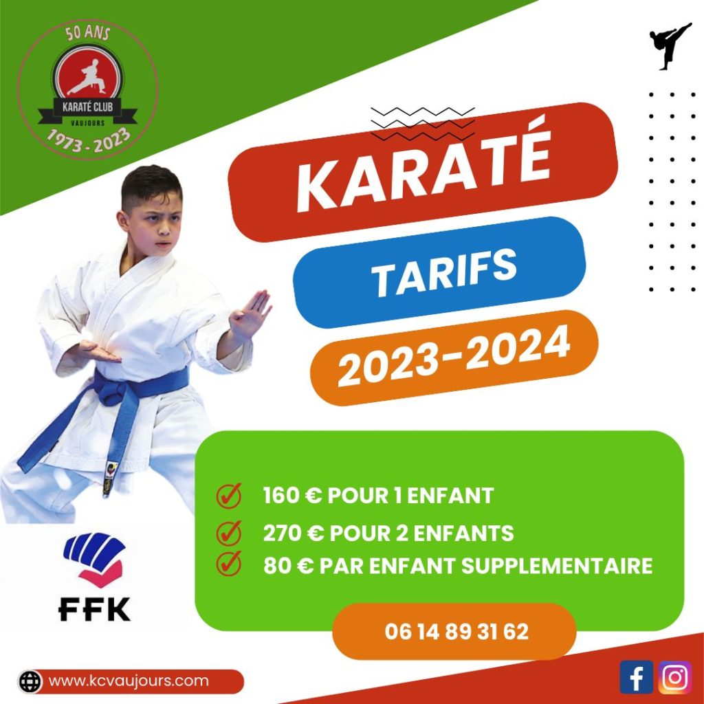 Tarifs Saison 2023 - 2024